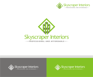 Logo Design by T I K H E - L M W for skyscraper interiors PTY LTD | Design: #9944627