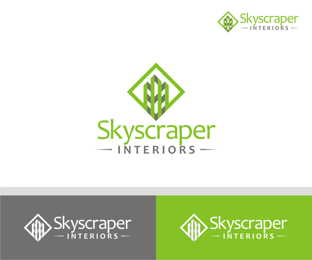 Logo Design by T I K H E - L M W for skyscraper interiors PTY LTD | Design #9976809