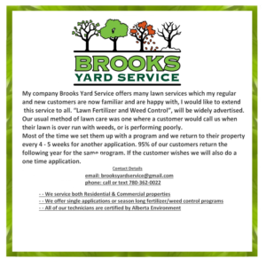 Newspaper Ad Design by designerone for Brooks Yard Service | Design: #10009494