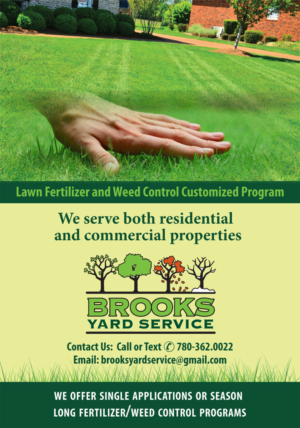Newspaper Ad Design by Venus L. Penaflor for Brooks Yard Service | Design #10013768