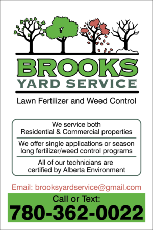 Newspaper Ad Design by Khalid Mehmood for Brooks Yard Service | Design: #10073238