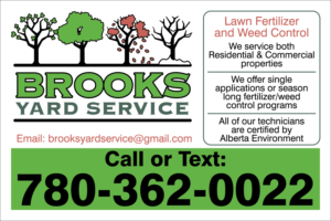 Newspaper Ad Design by Khalid Mehmood for Brooks Yard Service | Design #10073415