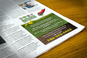 Newspaper Ad Design by Priyo Subarkah for Brooks Yard Service | Design #10029414