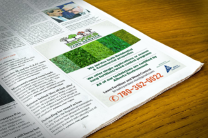Lawn Maintenance Company needs attractive add for local newspaper | Newspaper Ad Design by Priyo Subarkah