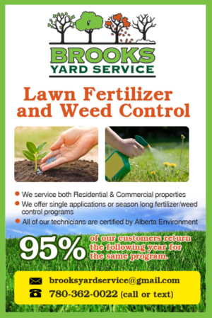 Newspaper Ad Design by kalista.design for Brooks Yard Service | Design #9972843