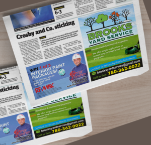 Newspaper Ad Design by Pint & Promotional Projects for Brooks Yard Service | Design: #10037242