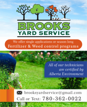 Newspaper Ad Design by Pint & Promotional Projects for Brooks Yard Service | Design: #10041773