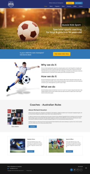 Web Design by pb for this project | Design: #9955953