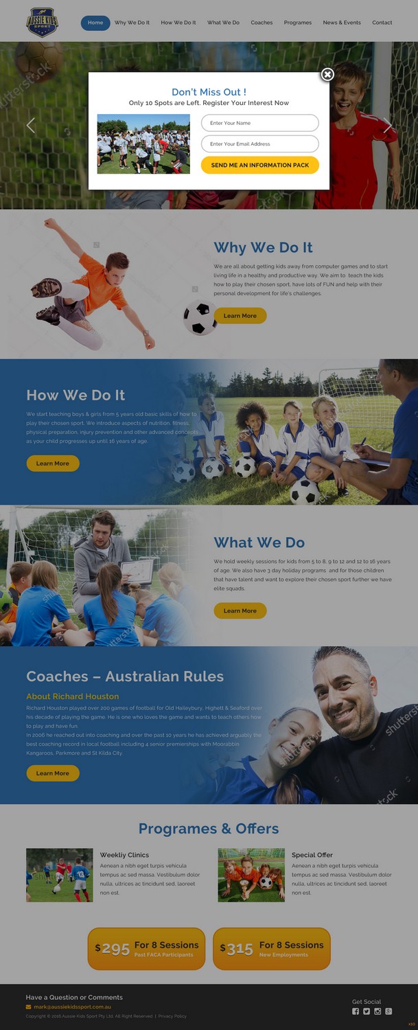 Web Design by pb for this project | Design #9979606