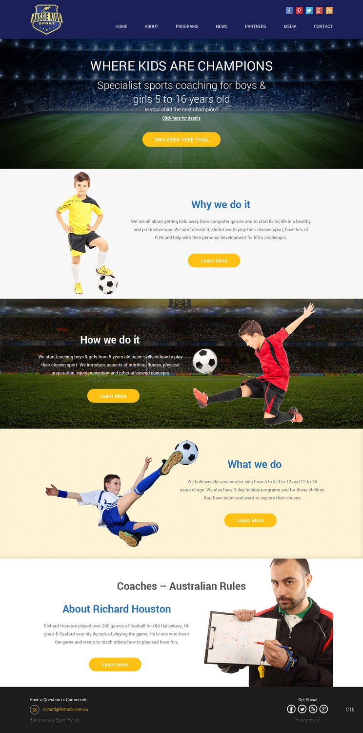 Web Design by pb for this project | Design #9979795