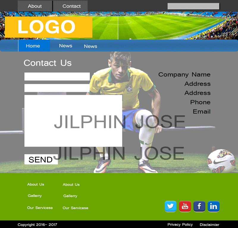 Diseño Web por jilphinarackal para este proyecto | Diseño #9954726