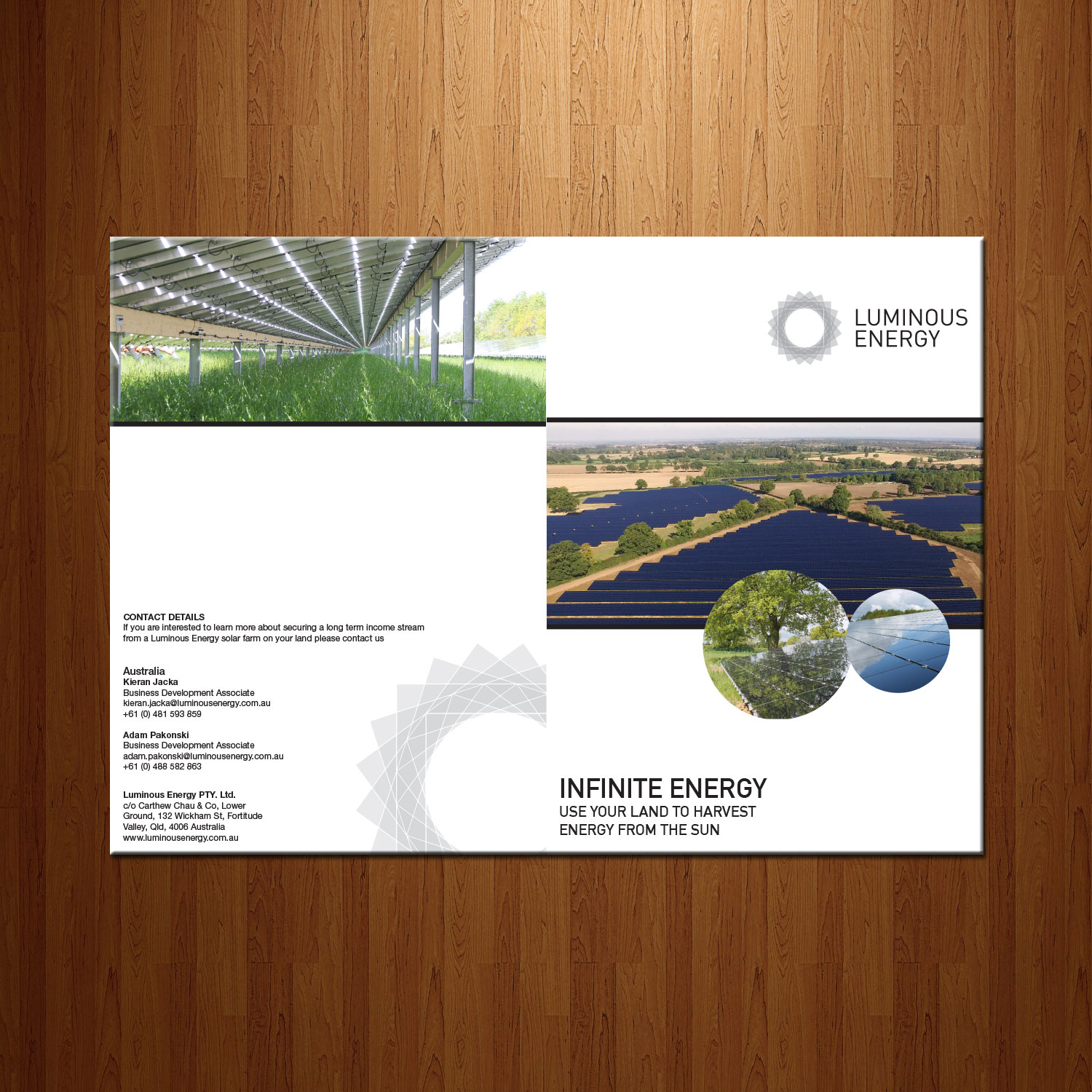 Brochure Design by theblueart for Luminous Energy Ltd | Design #9983360