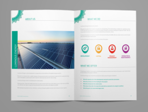 Brochure Design by Raj for Luminous Energy Ltd | Design: #10082418