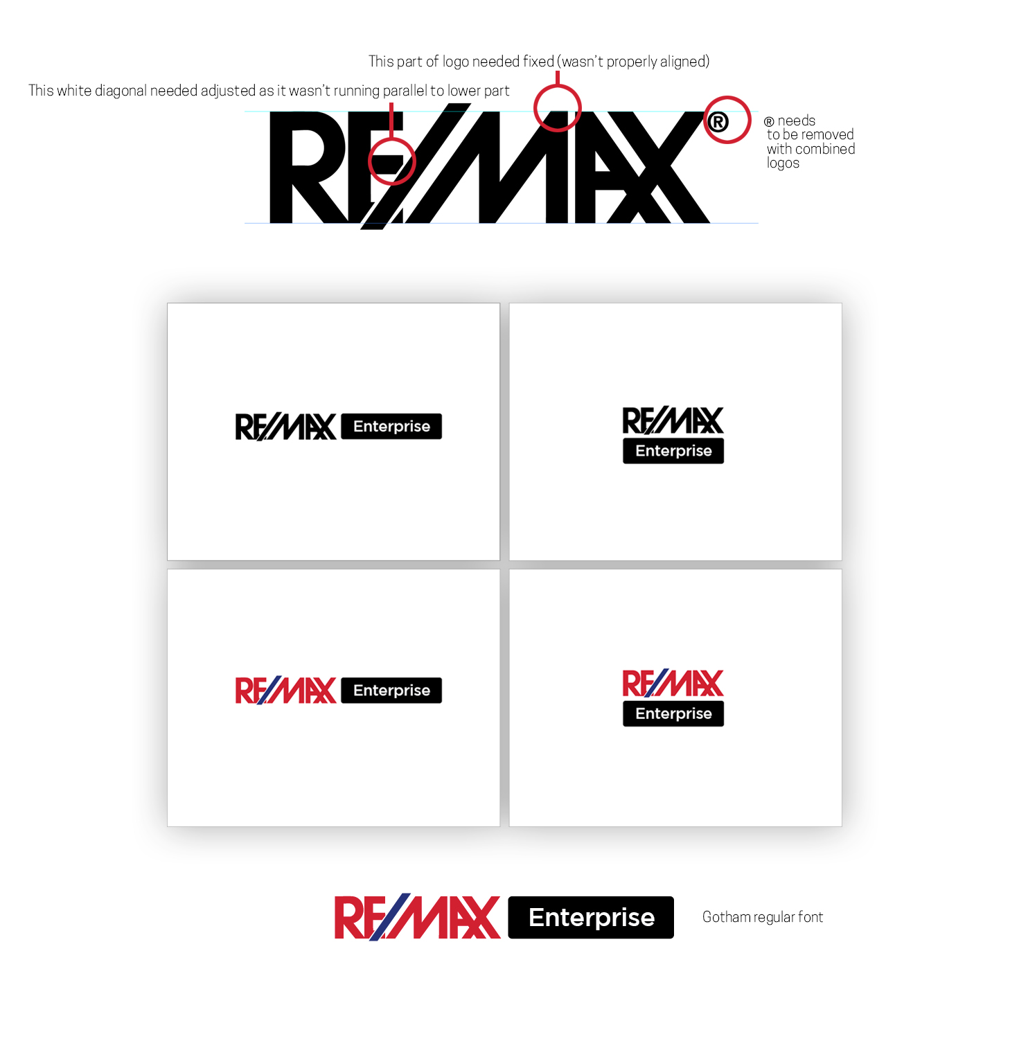 Logo Design by see why for RE/MAX Enterprise | Design #10084013