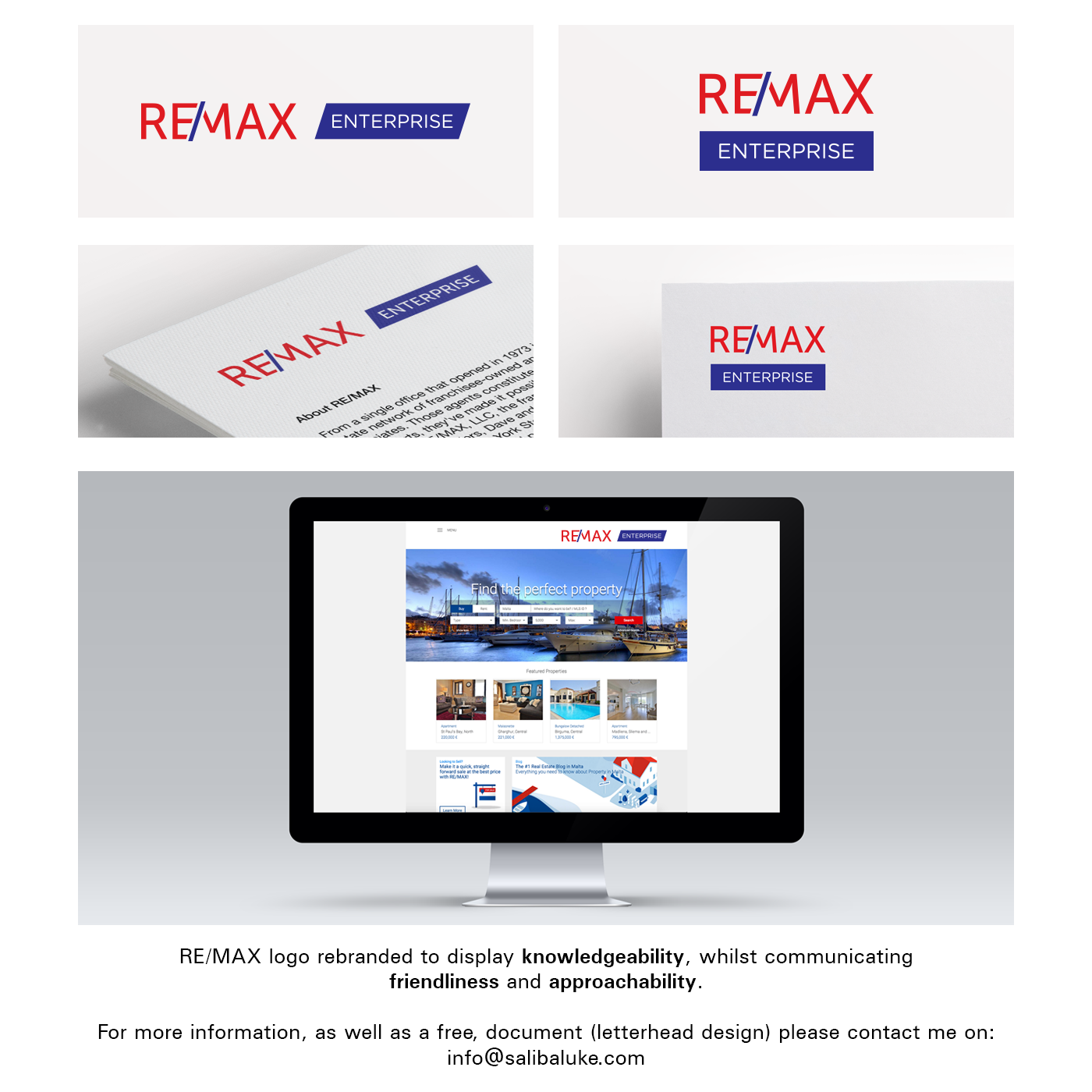 Logo Design by Sal for RE/MAX Enterprise | Design #10035506