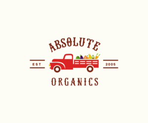 Absolute Organics (optional 'est 2005') | Logo Design by luiz otavio I DESIGN