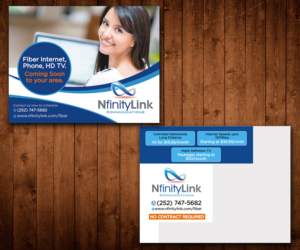 Postcard Design by Designers Hub for Infinity Network Services, Inc. | Design: #10049792