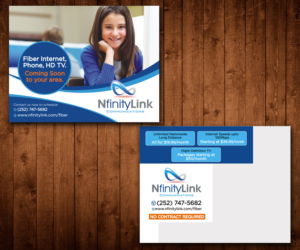 Postcard Design by Designers Hub for Infinity Network Services, Inc. | Design: #10049939