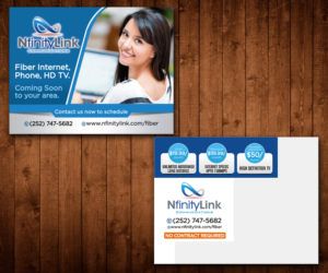 Postcard Design by Designers Hub for Infinity Network Services, Inc. | Design: #10203782