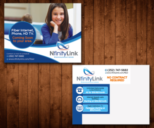Postcard Design by Designers Hub for Infinity Network Services, Inc. | Design: #10203813