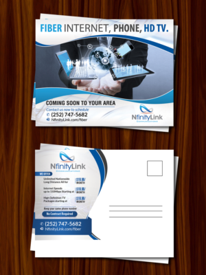 Postcard Design by debdesign for Infinity Network Services, Inc. | Design: #10002332
