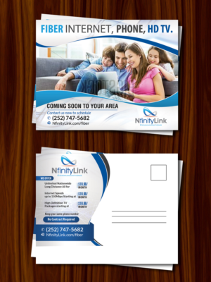 Postcard Design by debdesign for Infinity Network Services, Inc. | Design: #10201218