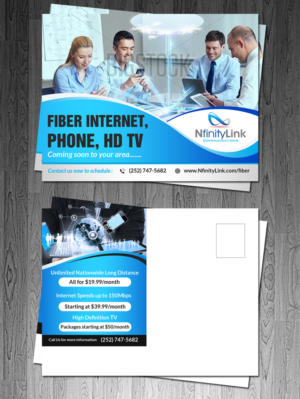 Postcard Design by debdesign for Infinity Network Services, Inc. | Design: #9978692