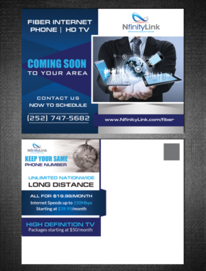 Postcard Design by creative.bugs for Infinity Network Services, Inc. | Design: #10005004