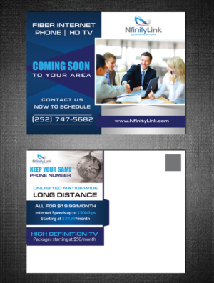 Postcard Design by creative.bugs for Infinity Network Services, Inc. | Design: #10198023