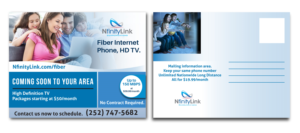 Postcard Design by anshuman1995 for Infinity Network Services, Inc. | Design #10169902