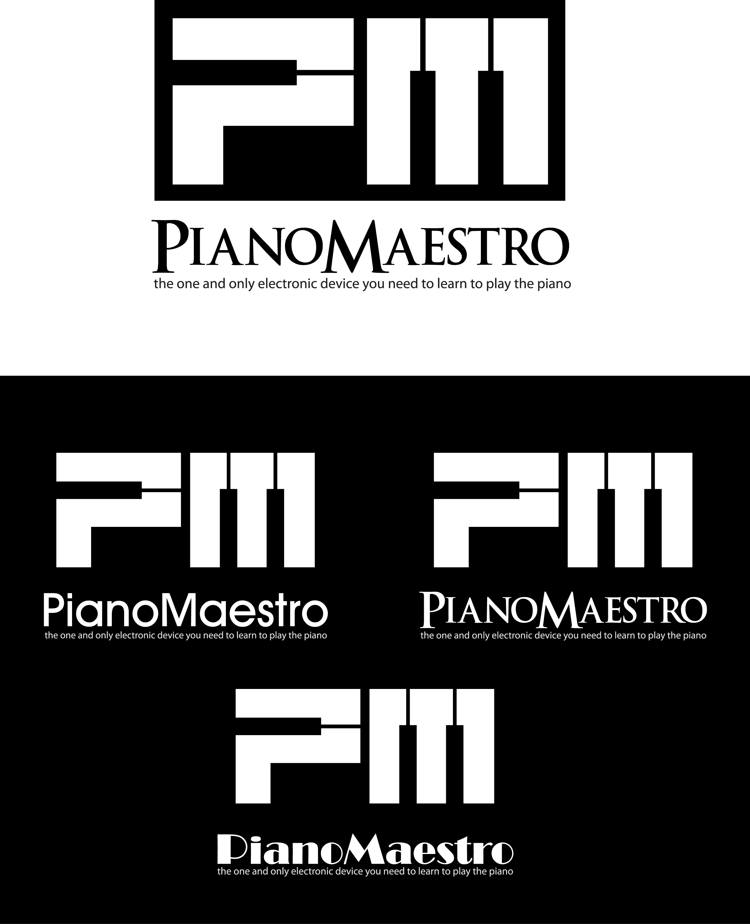 Logo Design by Perkins Design Studio for PianoMaestro Pty Ltd | Design #19348