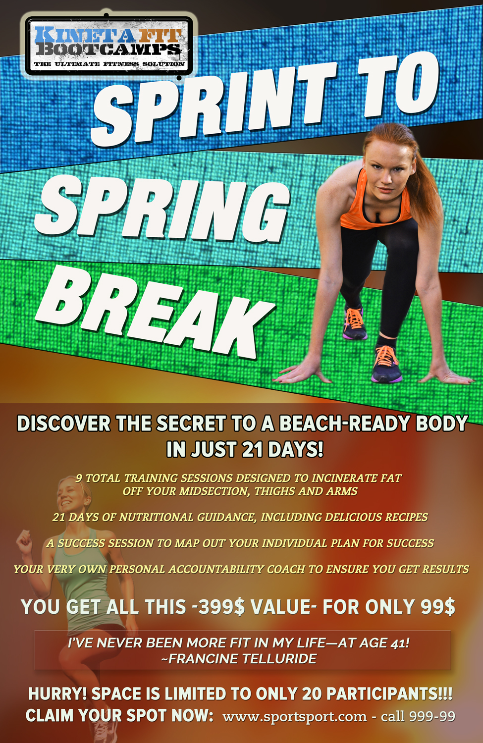Poster Design by Wally_F for Kinetafit | Design #10010915