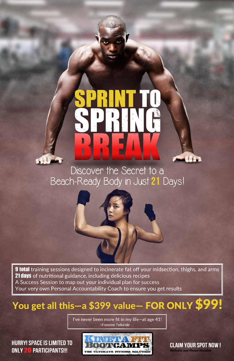 Poster Design by Gfx.26™ for Kinetafit | Design #9968623