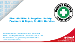 Business Card Design by Jamie@Ebril Design for Accidental Health and Safety | Design #2153881