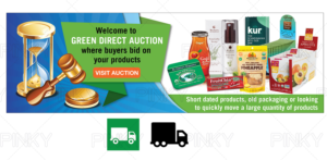 Natural products Auction banner and website icons | Banner-Design von Pinky 