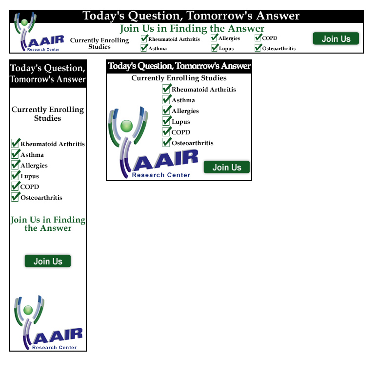 Banner Ad Design by KimballDesigns for AAIR | Design #442273