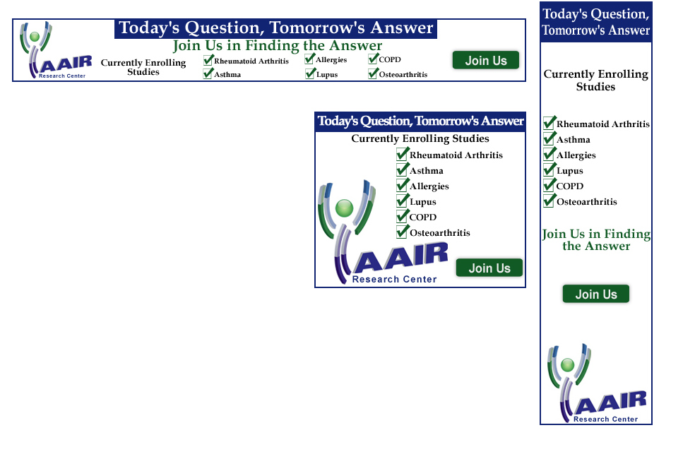 Banner Ad Design by KimballDesigns for AAIR | Design #445955