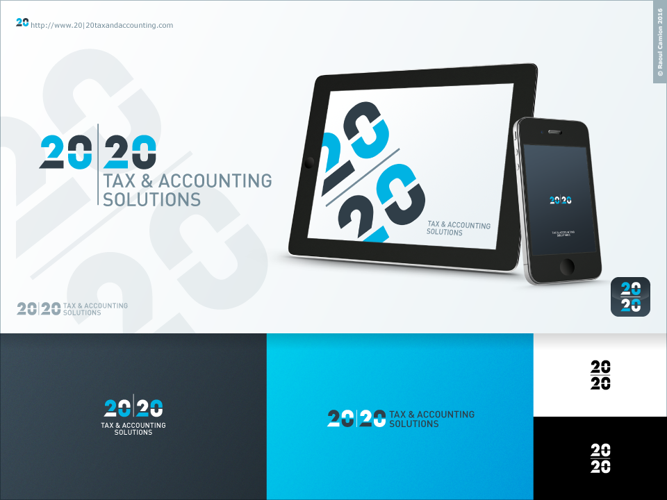 Logo-Design von Raoul Camion für 20/20 Tax & Accounting Solutions | Design #10125554