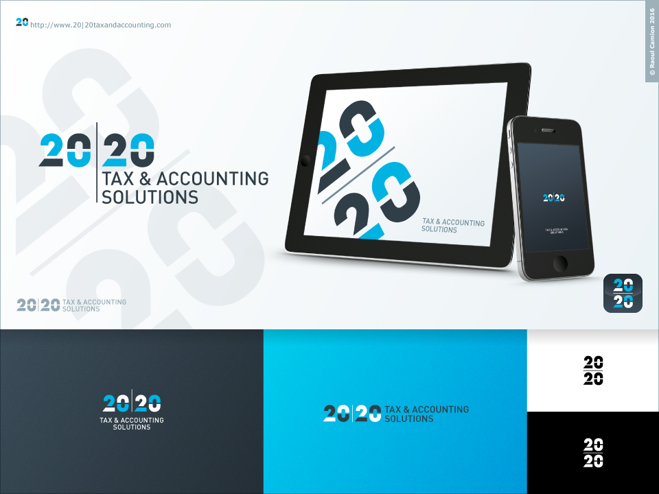 Diseño de Logo por Raoul Camion para 20/20 Tax & Accounting Solutions | Diseño #10188649