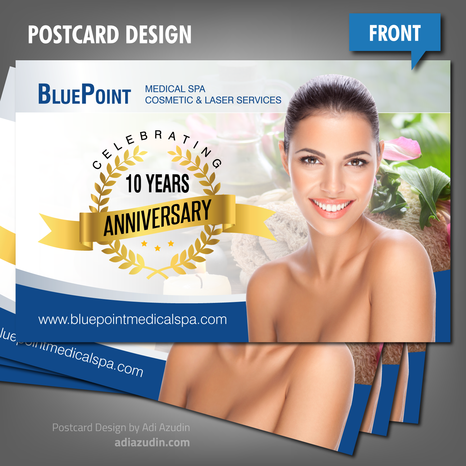 Postcard Design by adiazudin for this project | Design #9968367