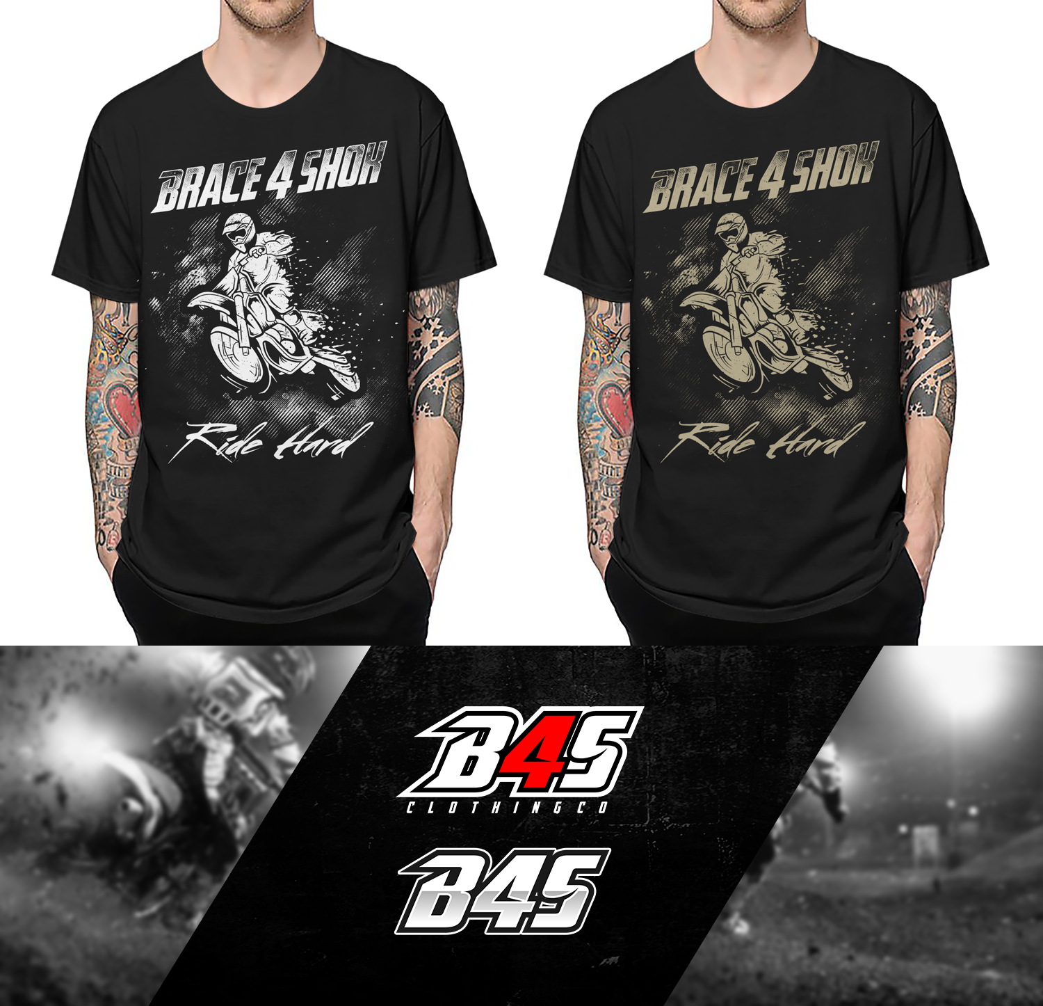 T-shirt Design by Rockalight for Brace4Shok | Design #10114442