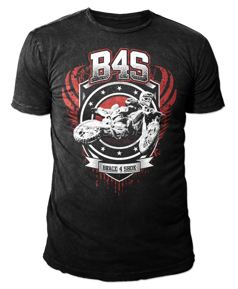 T-shirt Design by Black Planet for Brace4Shok | Design: #10170308
