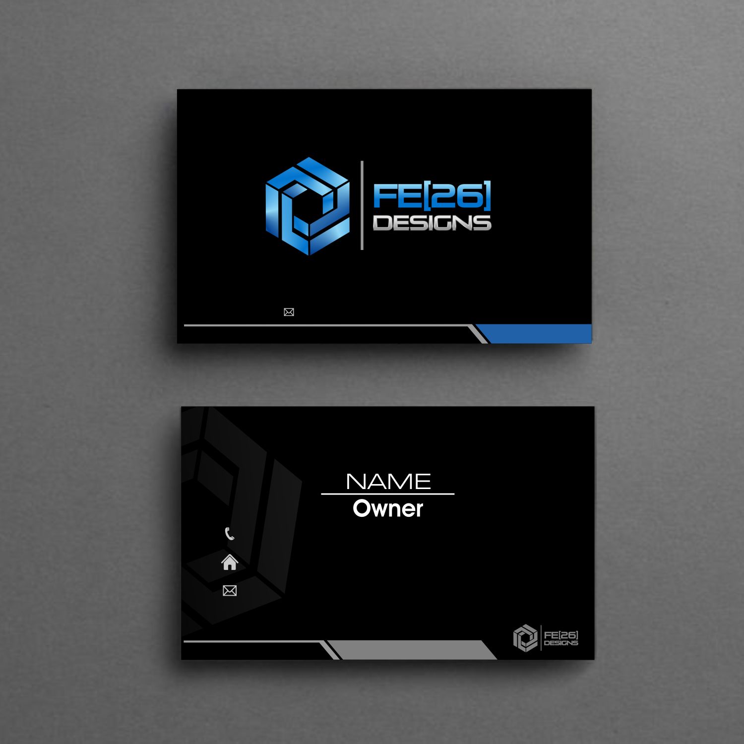 Logo Design by monstersox for Fe[26] Designs | Design: #10205919