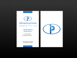 Business Card Design by Creations Box 2015 for Infrastructure People Pty Ltd | Design: #10081285