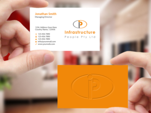 Diseño de Tarjeta de Presentación por Creations Box 2015 para Infrastructure People Pty Ltd | Diseño: #10081286