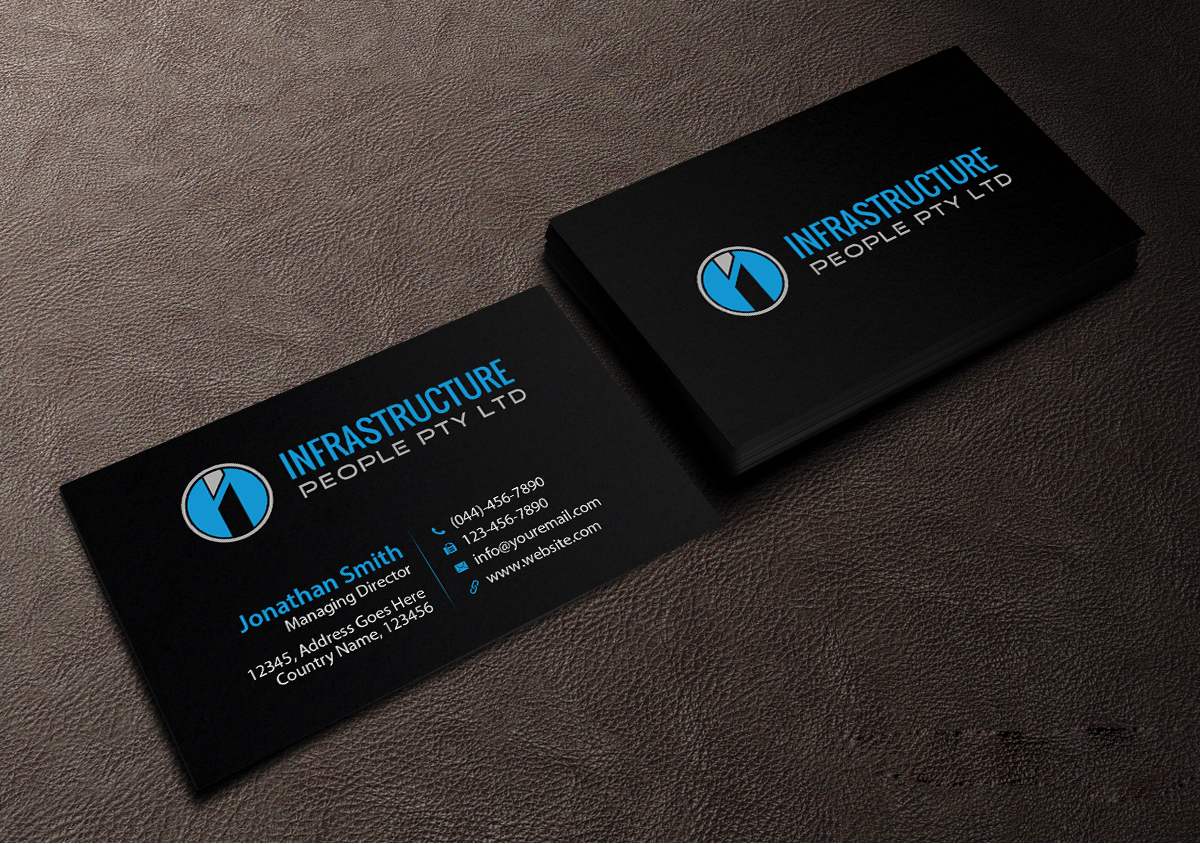 Diseño de Tarjeta de Presentación por Creations Box 2015 para Infrastructure People Pty Ltd | Diseño #10081302