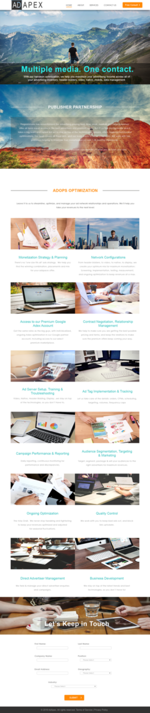 Website for an AdOps/Media Agency | Web-Design von aniep
