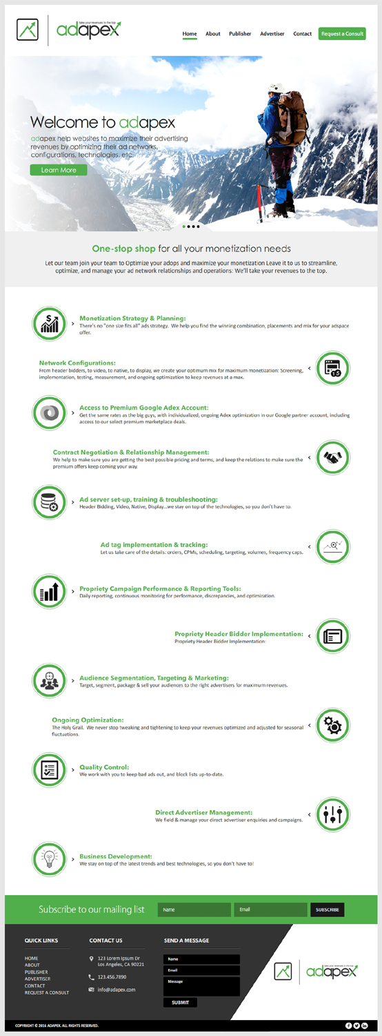 Web Design by -Marc- for this project | Design #11459993
