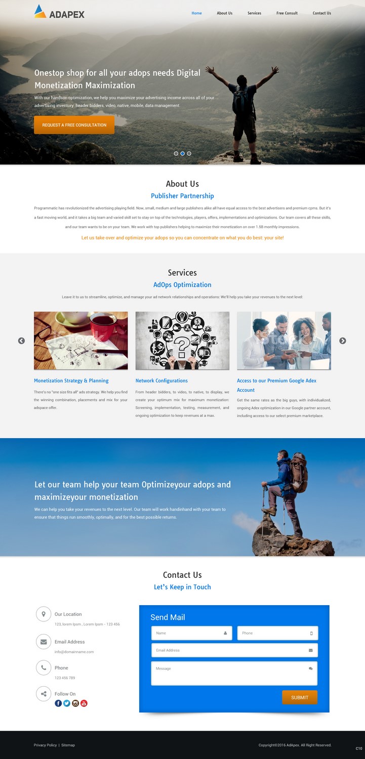 Web Design by pb for this project | Design #10039784
