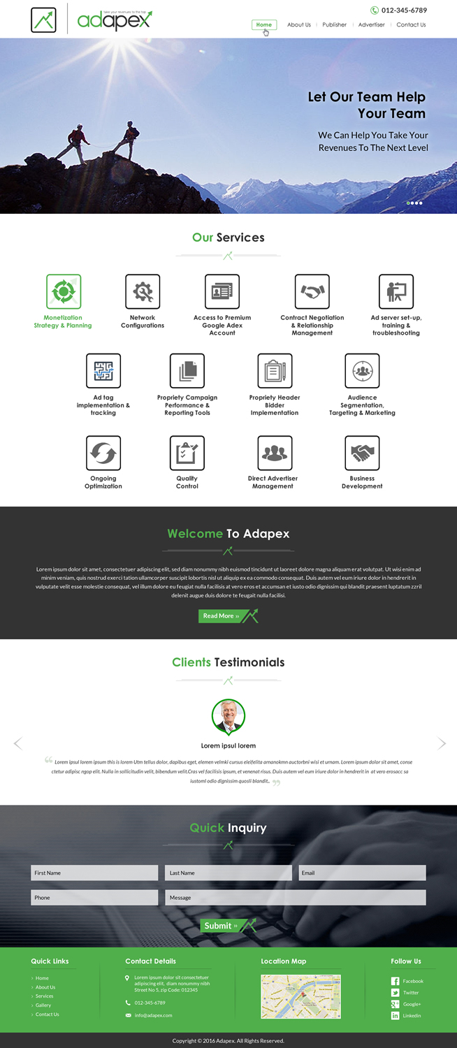 Web Design by Sbss for this project | Design #11424215